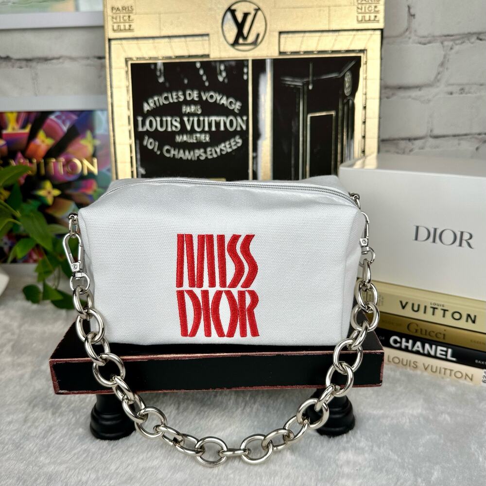 MISS DIOR cosmetic beauty crossbody or shoulder bag. NEW with strap!